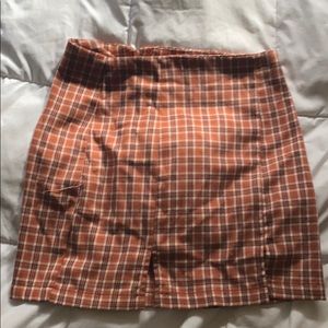 Plaid skirt
